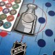NHL Standings Board close up with magnets