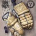 NHL Vintage Gloves print